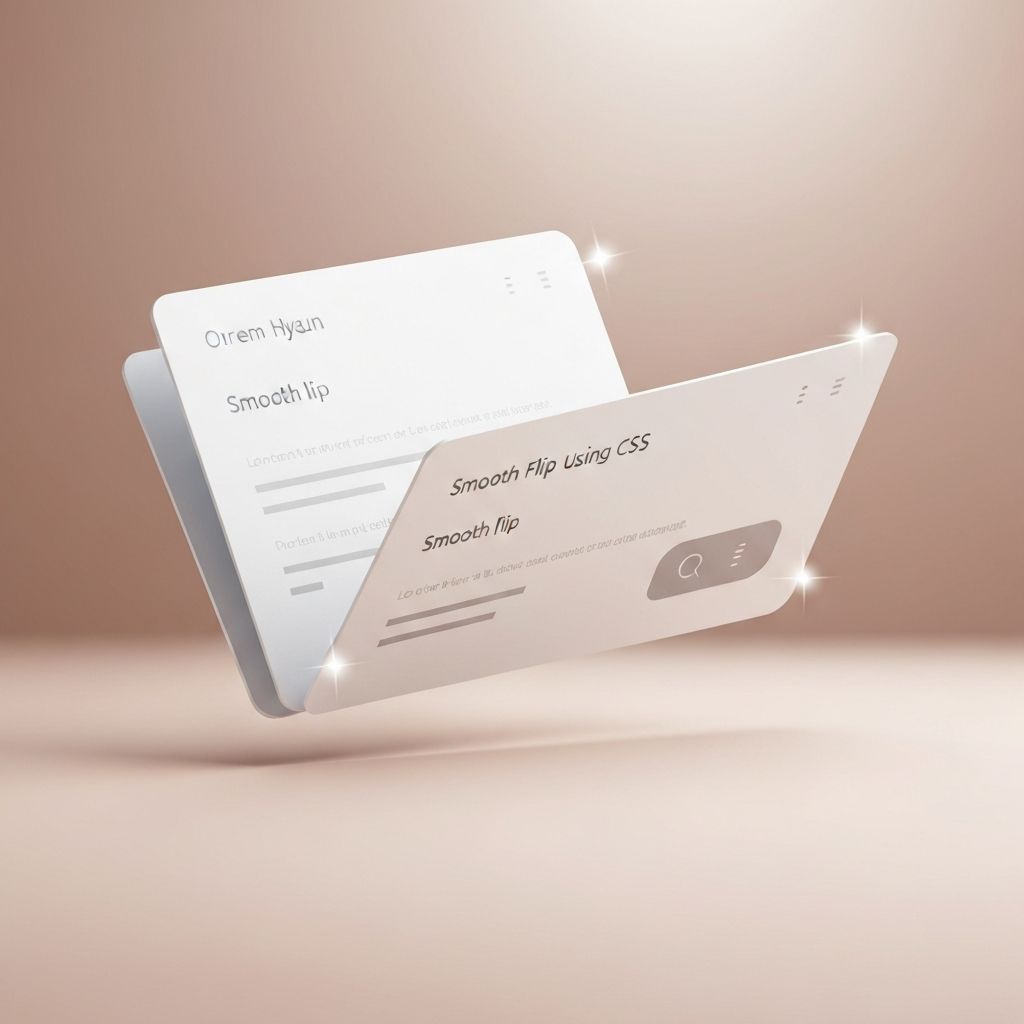 纯 CSS 实现炫酷的 3D 卡片翻转效果